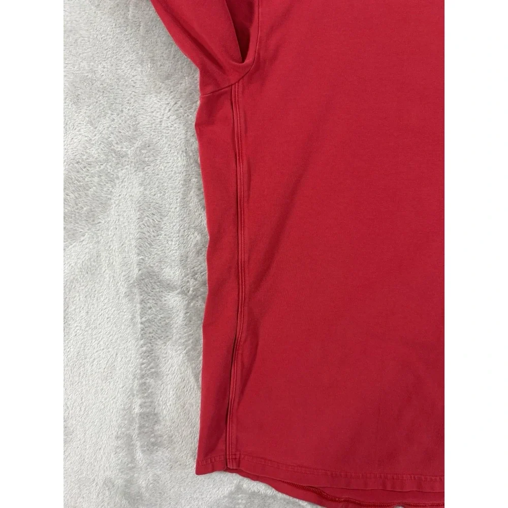 Vintage Nike Shirt Mens M Red Nike Swoosh‎ Performance Athletic Running Y2K